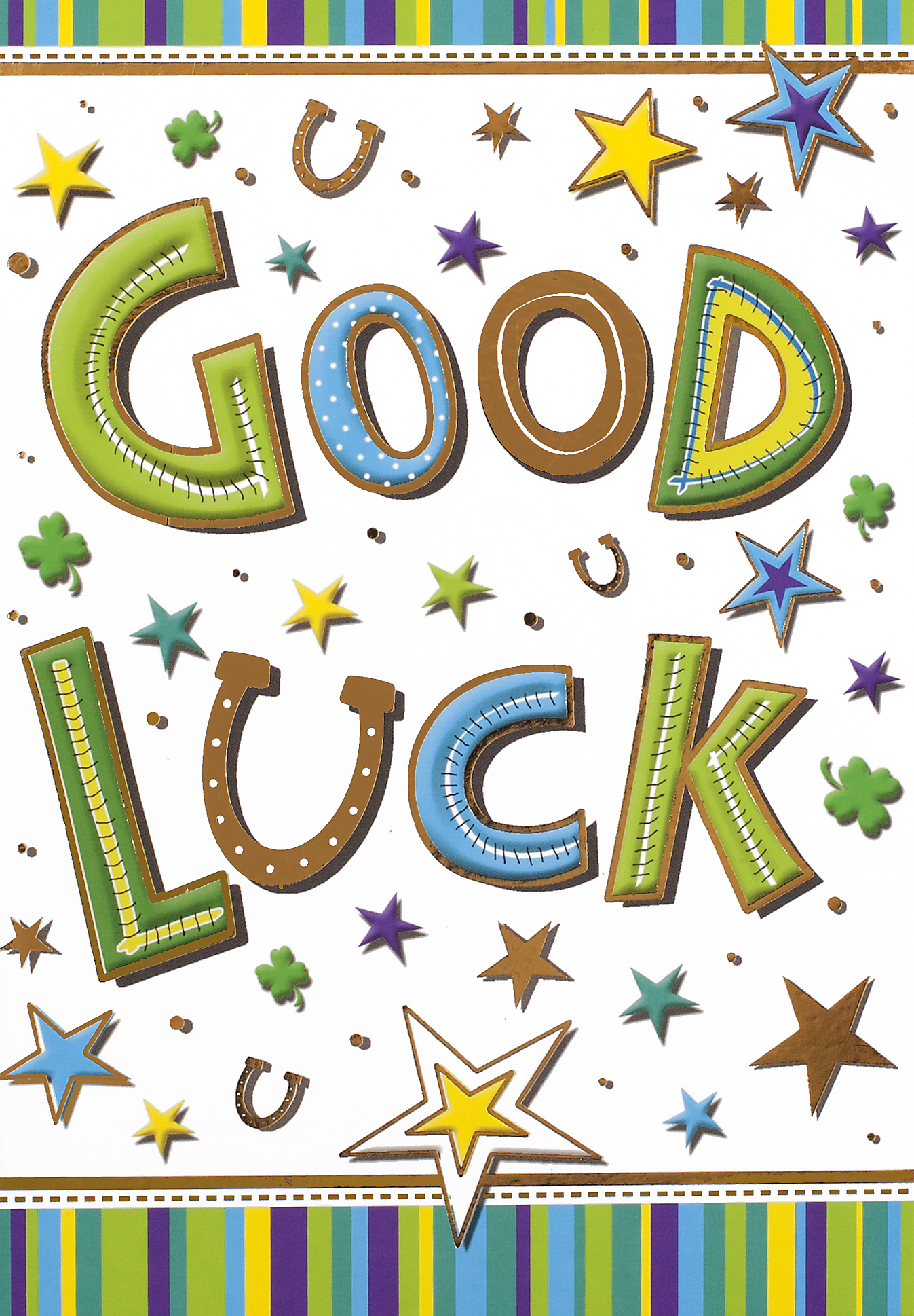 Good Luck Male Greeting Cards - LP Wholesale